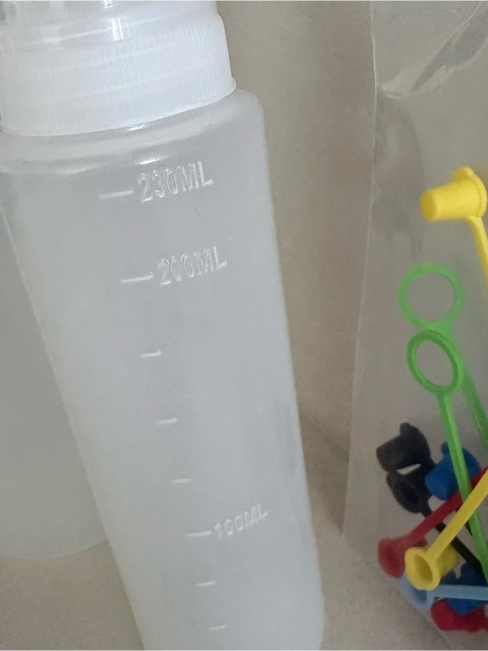 Multipurpose White Squeeze Bottles with Assorted caps